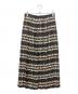 GUCCI（グッチ）の古着「Script Print Silk Skirt」｜ブラック