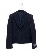 GUCCIグッチ）の古着「GIACCA MONOPETTO」｜ネイビー