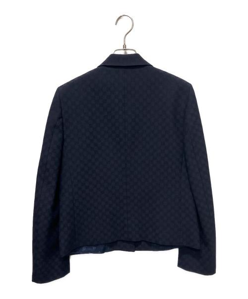 GUCCI（グッチ）GUCCI (グッチ) GIACCA MONOPETTO ネイビー サイズ:40の古着・服飾アイテム