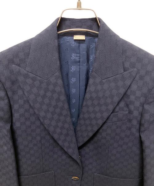 GUCCI（グッチ）GUCCI (グッチ) GIACCA MONOPETTO ネイビー サイズ:40の古着・服飾アイテム