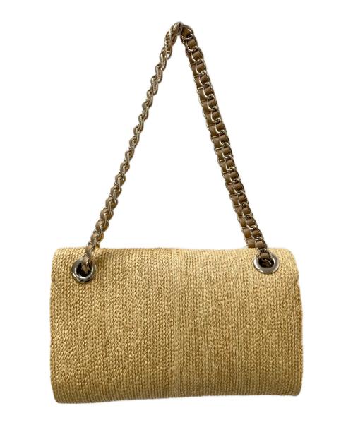 HELEN KAMINSKI（ヘレンカミンスキー）HELEN KAMINSKI (ヘレンカミンスキー) ELOISA ラフィア チェーン ショルダーバッグ ナチュラル サイズ:下記参照の古着・服飾アイテム