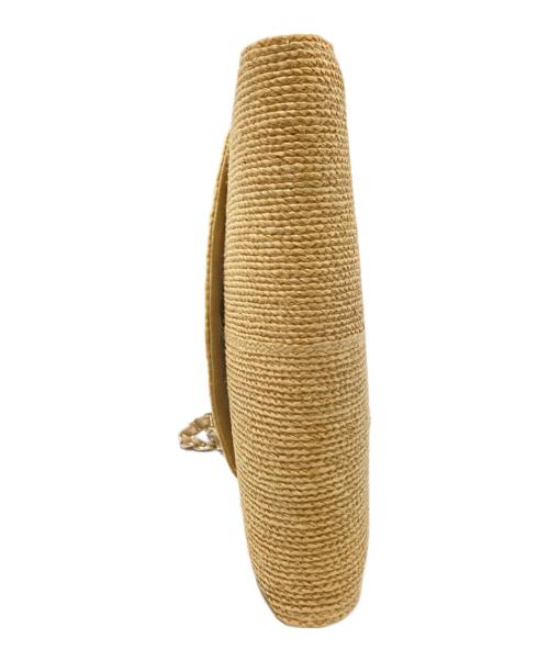 HELEN KAMINSKI（ヘレンカミンスキー）HELEN KAMINSKI (ヘレンカミンスキー) ELOISA ラフィア チェーン ショルダーバッグ ナチュラル サイズ:下記参照の古着・服飾アイテム