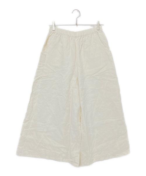 nofl（ノフル）nofl (ノフル) 天日干しリネンワイドパンツ アイボリー サイズ:M/Lの古着・服飾アイテム