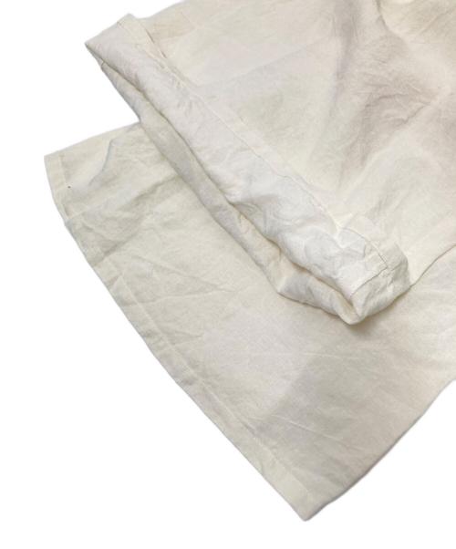 nofl（ノフル）nofl (ノフル) 天日干しリネンワイドパンツ アイボリー サイズ:M/Lの古着・服飾アイテム