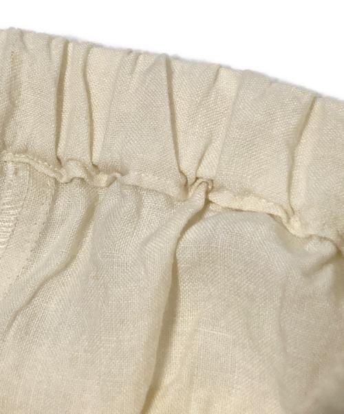 nofl（ノフル）nofl (ノフル) 天日干しリネンワイドパンツ アイボリー サイズ:M/Lの古着・服飾アイテム