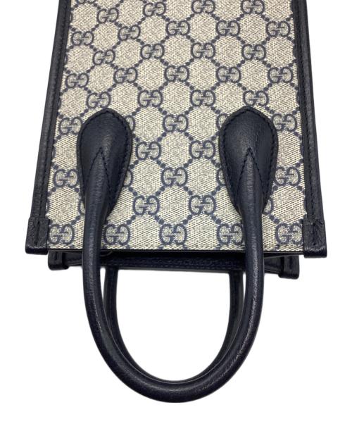 GUCCI（グッチ）GUCCI (グッチ) インターロッキングG付 ミニ トートバッグ ブラックの古着・服飾アイテム