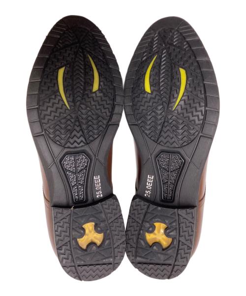 moon star（ムーンスター）moon star (ムーンスター) ビジネスシューズ ブラウン サイズ:25.0㎝の古着・服飾アイテム