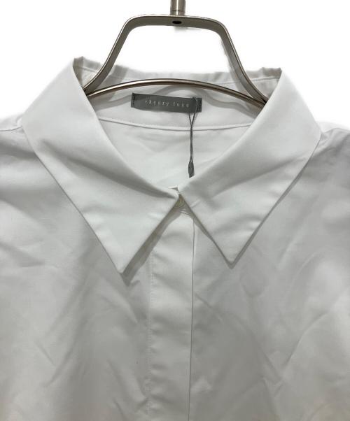 theory luxe（セオリーリュクス）theory luxe (セオリーリュクス) Luxe Cotton Ely Shirt ホワイト サイズ:38 未使用品の古着・服飾アイテム