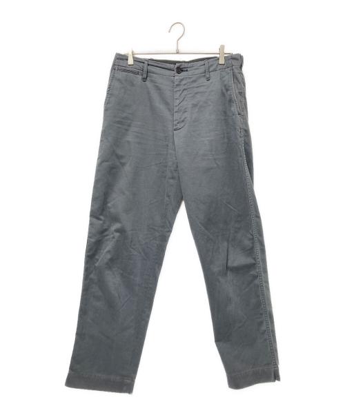 AURALEE（オーラリー）AURALEE (オーラリー) WASHED FINX BUGGY SATIN WIDE PANTS グレー サイズ:3の古着・服飾アイテム