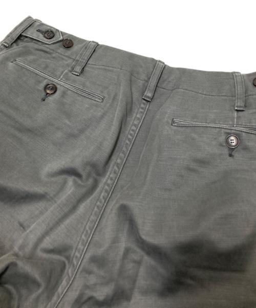 AURALEE（オーラリー）AURALEE (オーラリー) WASHED FINX BUGGY SATIN WIDE PANTS グレー サイズ:3の古着・服飾アイテム