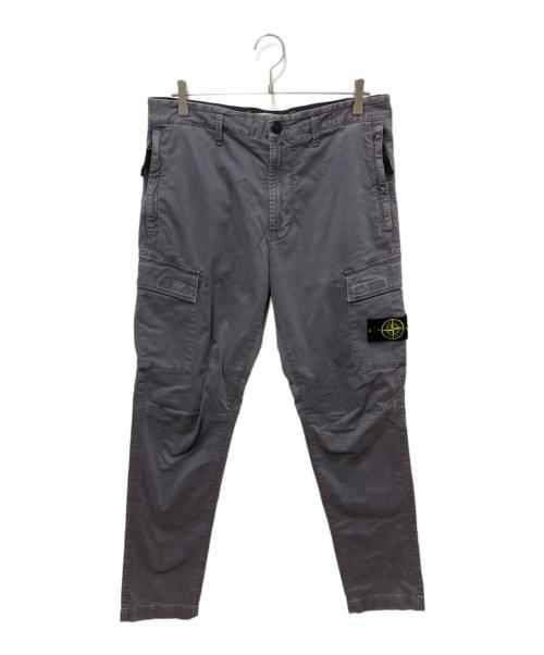 STONE ISLAND（ストーンアイランド）STONE ISLAND (ストーンアイランド) Straight-Leg Cargo Trousers パープル サイズ:SIZE W31の古着・服飾アイテム