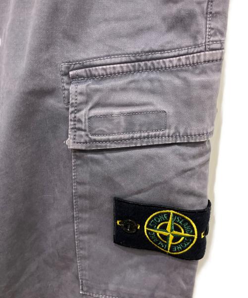 STONE ISLAND（ストーンアイランド）STONE ISLAND (ストーンアイランド) Straight-Leg Cargo Trousers パープル サイズ:SIZE W31の古着・服飾アイテム