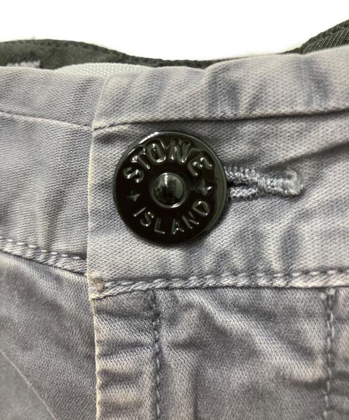 STONE ISLAND（ストーンアイランド）STONE ISLAND (ストーンアイランド) Straight-Leg Cargo Trousers パープル サイズ:SIZE W31の古着・服飾アイテム