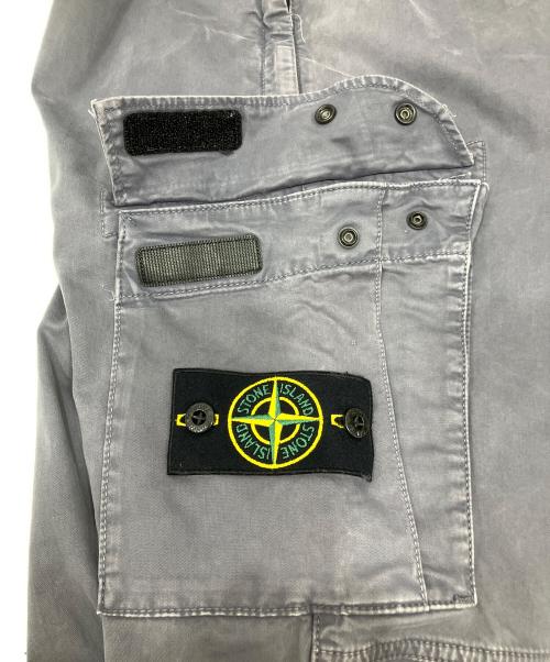 STONE ISLAND（ストーンアイランド）STONE ISLAND (ストーンアイランド) Straight-Leg Cargo Trousers パープル サイズ:SIZE W31の古着・服飾アイテム