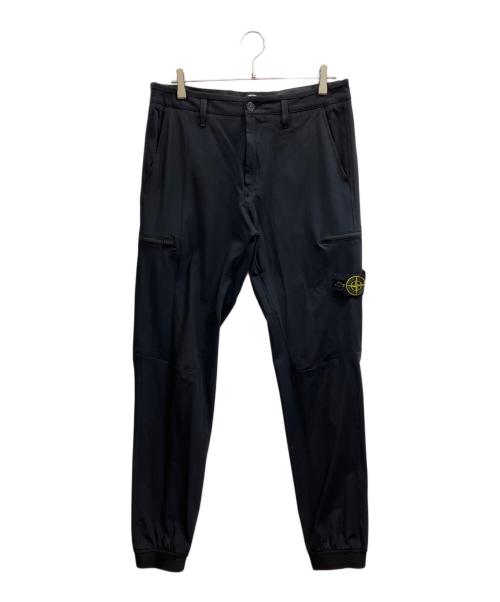 STONE ISLAND（ストーンアイランド）STONE ISLAND (ストーンアイランド) ナイロンカーゴパンツ ブラック サイズ:76(W30)の古着・服飾アイテム