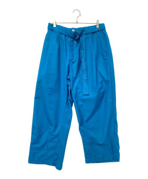 TBPR（タイトブース プロダクション）TBPR (タイトブース プロダクション) BAGGY SLACKS ブルー サイズ:Lの古着・服飾アイテム