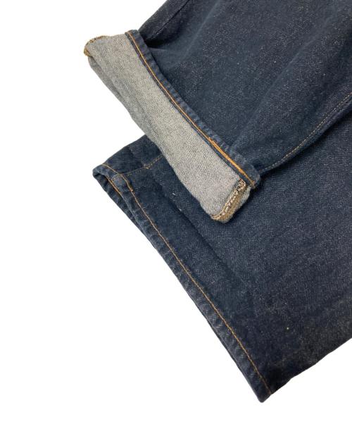 Adam et Rope（アダム エ ロペ）Adam et Rope (アダム エ ロペ) デニム 3タック ワイドスラックス インディゴ サイズ:Lの古着・服飾アイテム