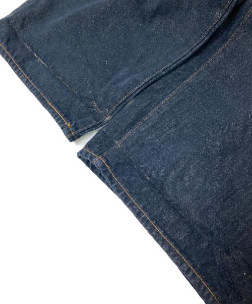 Adam et Rope（アダム エ ロペ）Adam et Rope (アダム エ ロペ) デニム 3タック ワイドスラックス インディゴ サイズ:Lの古着・服飾アイテム