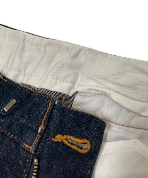 Adam et Rope（アダム エ ロペ）Adam et Rope (アダム エ ロペ) デニム 3タック ワイドスラックス インディゴ サイズ:Lの古着・服飾アイテム