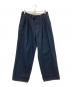 Adam et Rope（アダム エ ロペ）の古着「デニム 3タック ワイドスラックス」｜インディゴ