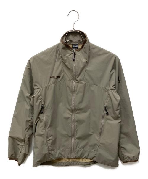 MILLET（ミレー）MILLET (ミレー) ブリーズバリヤー ラインド ジャケット カーキ サイズ:Lの古着・服飾アイテム