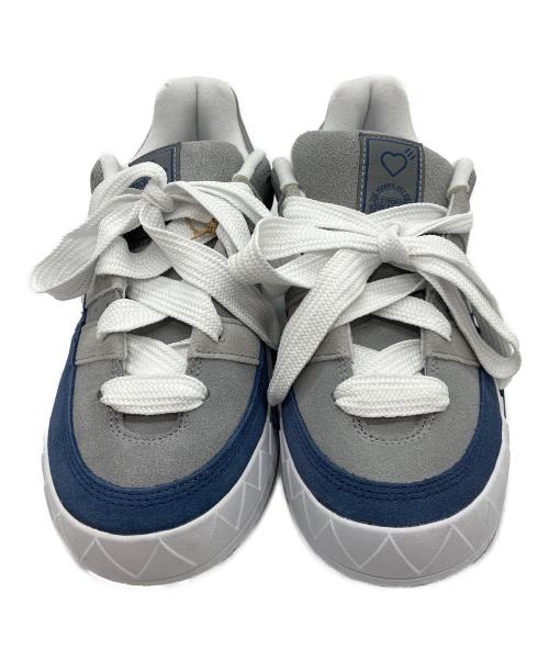 adidas（アディダス）adidas (アディダス) HUMAN MADE (ヒューマンメイド) スニーカー グレー×ネイビー サイズ:25.5の古着・服飾アイテム