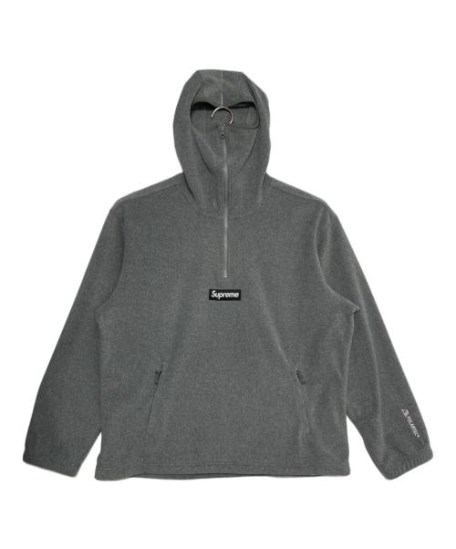 SUPREME（シュプリーム）SUPREME (シュプリーム) 25FW Polartec Face Mask Half Zip Hooded Sweatshirt グレー サイズ:XLの古着・服飾アイテム