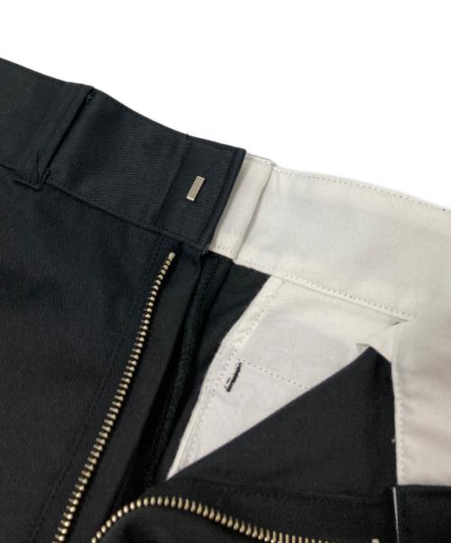 CIOTA（シオタ）CIOTA (シオタ) スビンコットンポリエステルツイルワークパンツ ブラック サイズ:3の古着・服飾アイテム