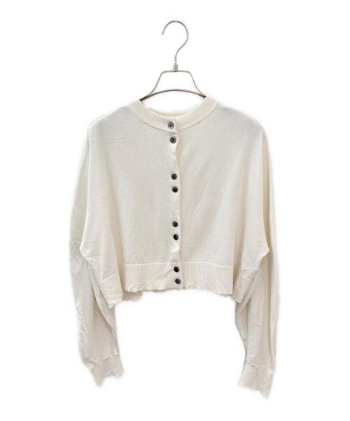 ENFOLD（エンフォルド）ENFOLD (エンフォルド) ROUND CARDIGAN アイボリー サイズ:38の古着・服飾アイテム