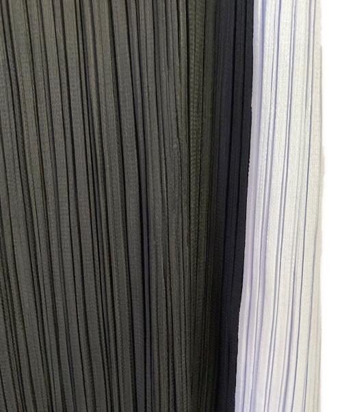 PLEATS PLEASE（プリーツプリーズ）PLEATS PLEASE (プリーツプリーズ) SALT PANTS ブラック×アイスグレー サイズ:3の古着・服飾アイテム