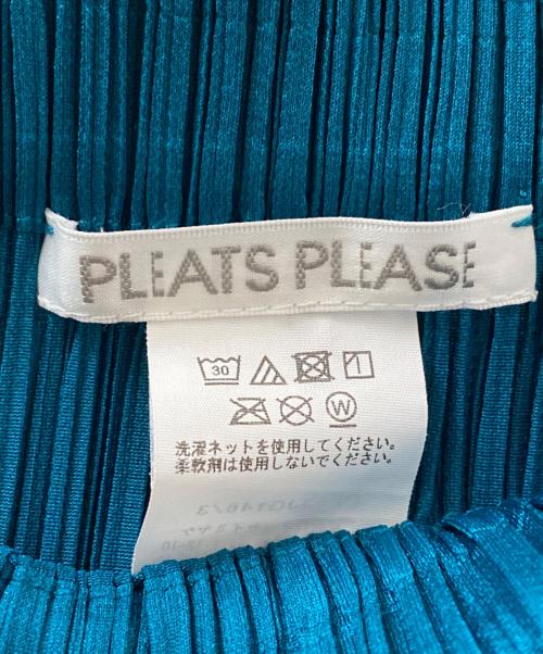 PLEATS PLEASE（プリーツプリーズ）PLEATS PLEASE (プリーツプリーズ) MONTHLY COLORS : OCTOBER ターコイズグリーン サイズ:3の古着・服飾アイテム