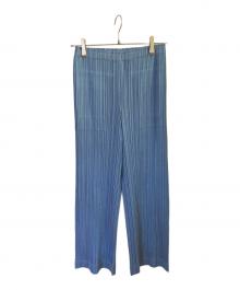 PLEATS PLEASE（プリーツプリーズ）の古着「COTTON DENIM」｜ライトブルー