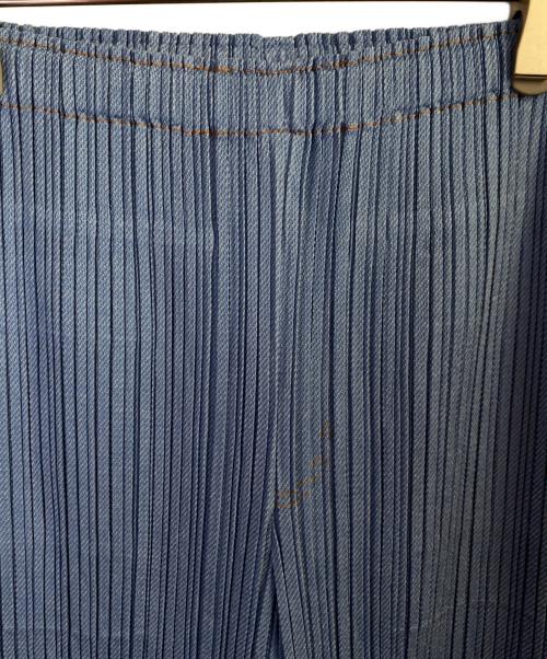 PLEATS PLEASE（プリーツプリーズ）PLEATS PLEASE (プリーツプリーズ) COTTON DENIM ライトブルー サイズ:3の古着・服飾アイテム