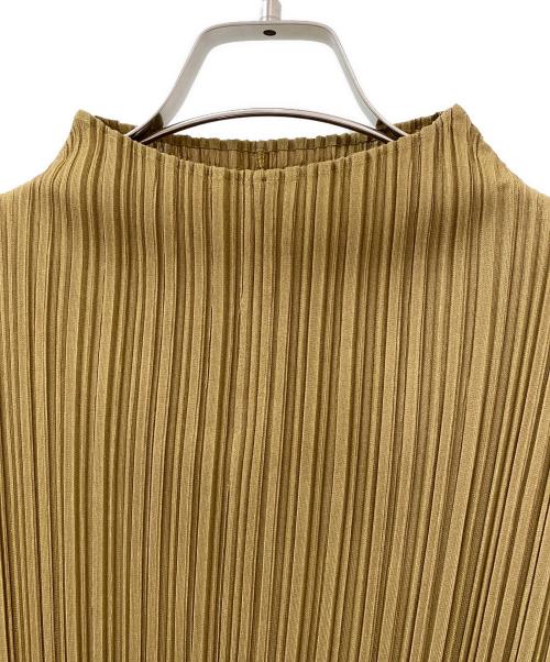 PLEATS PLEASE（プリーツプリーズ）PLEATS PLEASE (プリーツプリーズ) Mellow Pleats Tunic ライトブラウン サイズ:3の古着・服飾アイテム