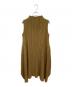 PLEATS PLEASE（プリーツプリーズ）の古着「Mellow Pleats Tunic」｜ライトブラウン