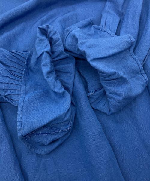 LE PHIL（ル フィル）LE PHIL (ル フィル) リネン混ブラウス ブルー サイズ:Freeの古着・服飾アイテム