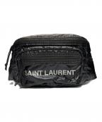 Saint Laurent Parisサンローランパリ）の古着「ヌックス ウエストバッグ」｜ブラック