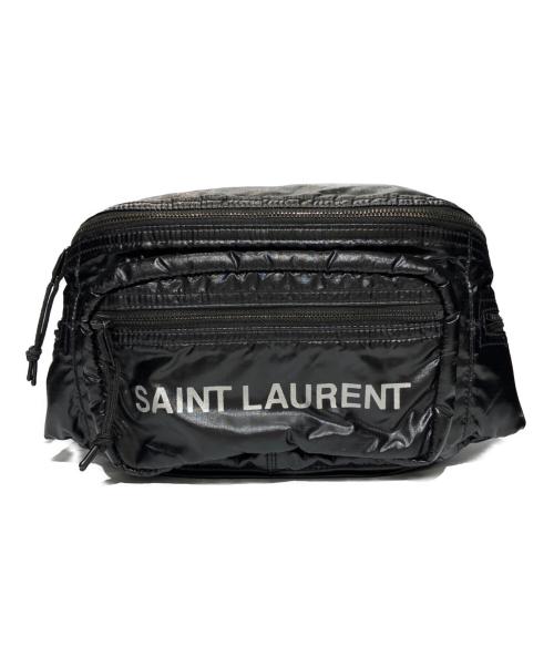 Saint Laurent Paris（サンローランパリ）Saint Laurent Paris (サンローランパリ) ヌックス ウエストバッグ ブラックの古着・服飾アイテム