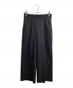 ANAYIアナイ）の古着「ダブルクロスボタン付きパンツ / 10221712090」｜ブラック