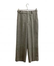 ANAYI（アナイ）の古着「ポリツイルストレートワイドパンツ / 10252112140」｜ベージュ