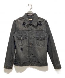 RHC Ron Herman（アールエイチシー ロンハーマン）の古着「ダメージ加工デニムジャケット」｜ブラック
