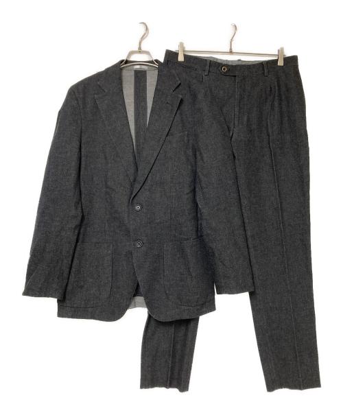 SUIT SELECT（スーツセレクト）SUIT SELECT (スーツセレクト) デニムセットアップスーツ ブラック サイズ:JK:A7/PT:85cmの古着・服飾アイテム