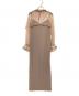 Ameri（アメリ）の古着「MANY WAY AIRY VEIL DRESS」｜ベージュ