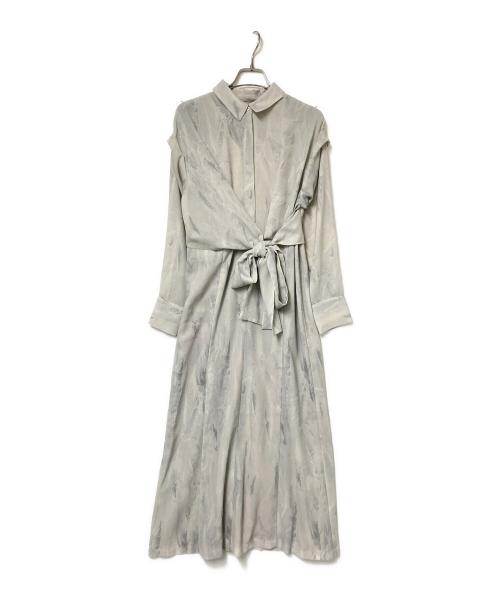 CLANE（クラネ）CLANE (クラネ) ティントエブルウエストベルトワンピース グレー サイズ:1の古着・服飾アイテム