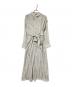 CLANE（クラネ）の古着「ティントエブルウエストベルトワンピース」｜グレー