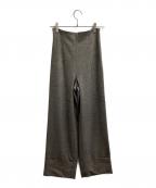 CLANEクラネ）の古着「HIGH WAIST WIDE PANTS / 15110-7081」｜ブラック