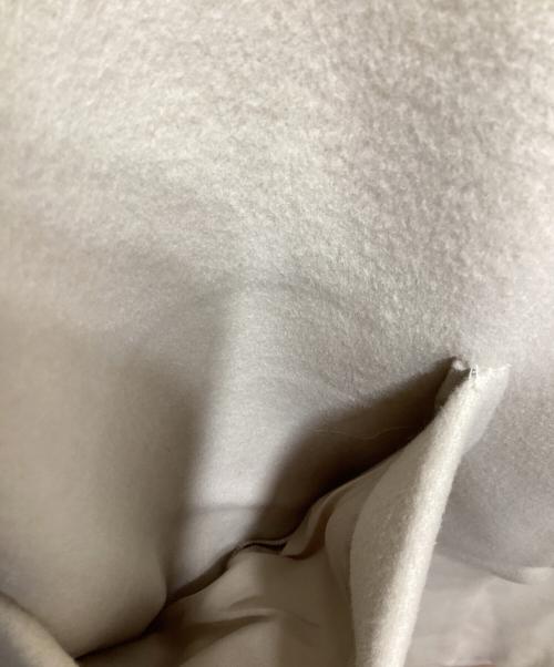 CLANE（クラネ）CLANE (クラネ) RIB COLLAR WOOL LONG COAT アイボリー サイズ:1の古着・服飾アイテム