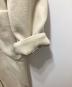 中古・古着 CLANE (クラネ) RIB COLLAR WOOL LONG COAT アイボリー サイズ:1：20000円