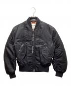 Acne studiosアクネ ストゥディオズ）の古着「CLEA BOMBER」｜ブラック
