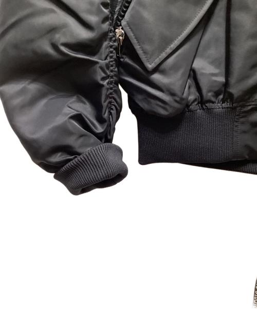 Acne studios（アクネ ストゥディオズ）ACNE STUDIOS (アクネ ストゥディオズ) CLEA BOMBER ブラック サイズ:32の古着・服飾アイテム